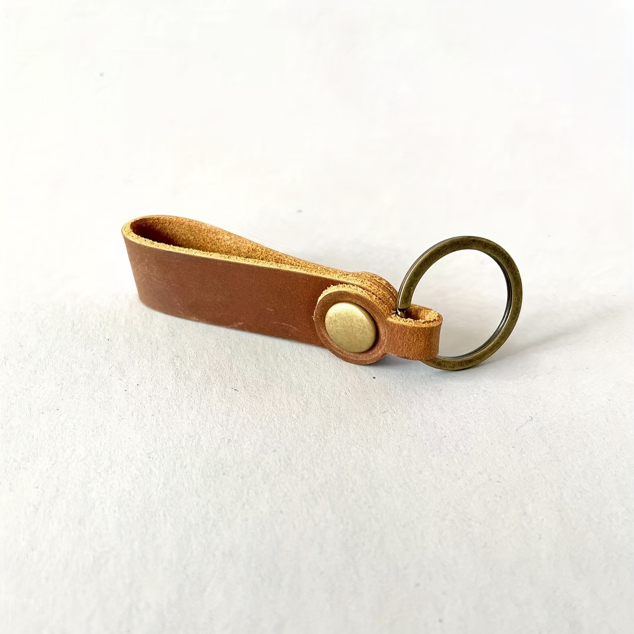 Leather Valet Keychain Leather Key Chain With Belt Loop Clip For Keys - Temu