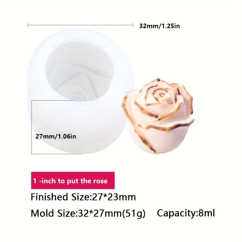 1.25 Rose Mold