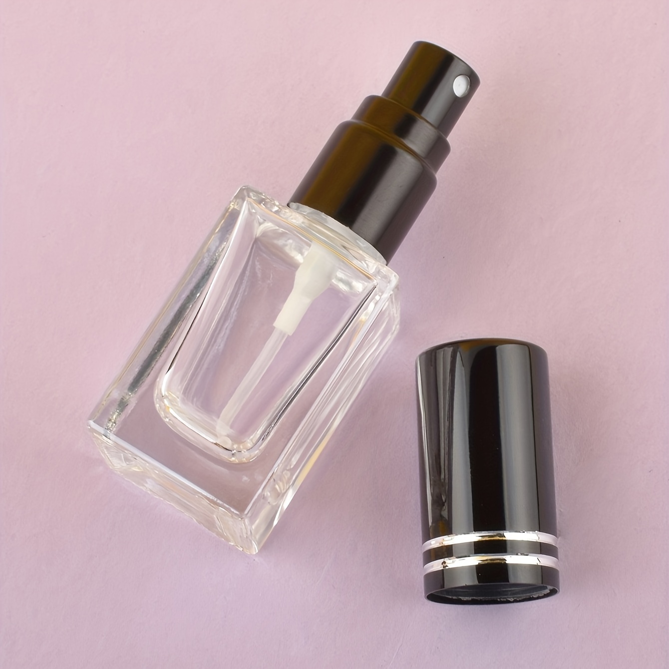 Portable Perfume Empty Spray Bottle Refillable Mini Clear Glass