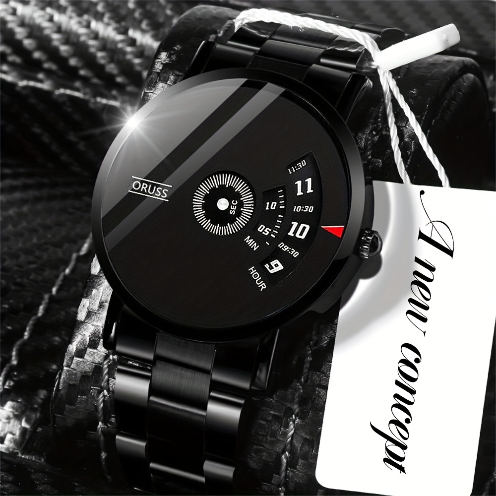 Men's Wristwatch New Classic Durable Trend Student Versatile Fashion Waterproof Luminous Handsome High-end Cool Handsome Men's Watch,Temu