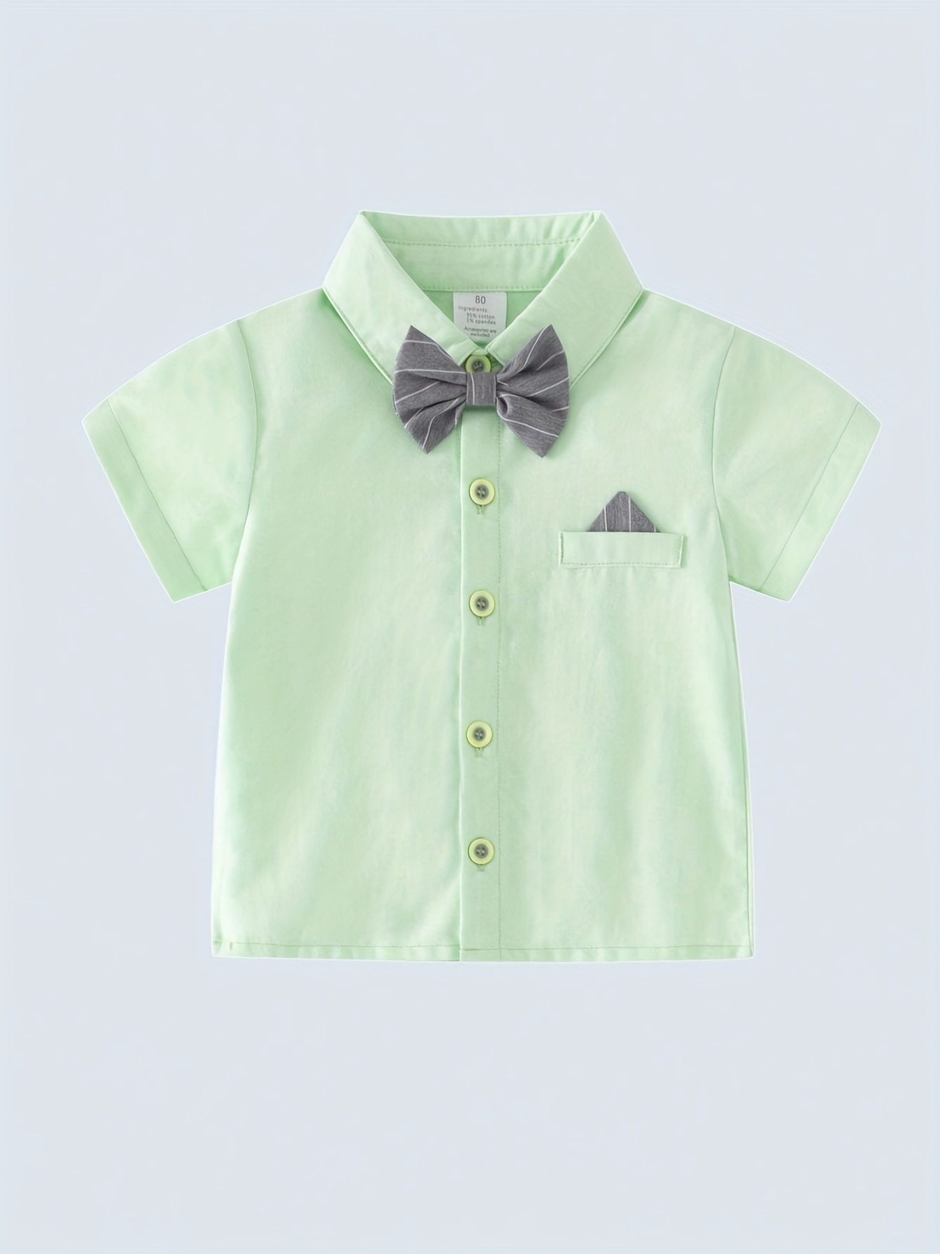 green toddler dress shirt