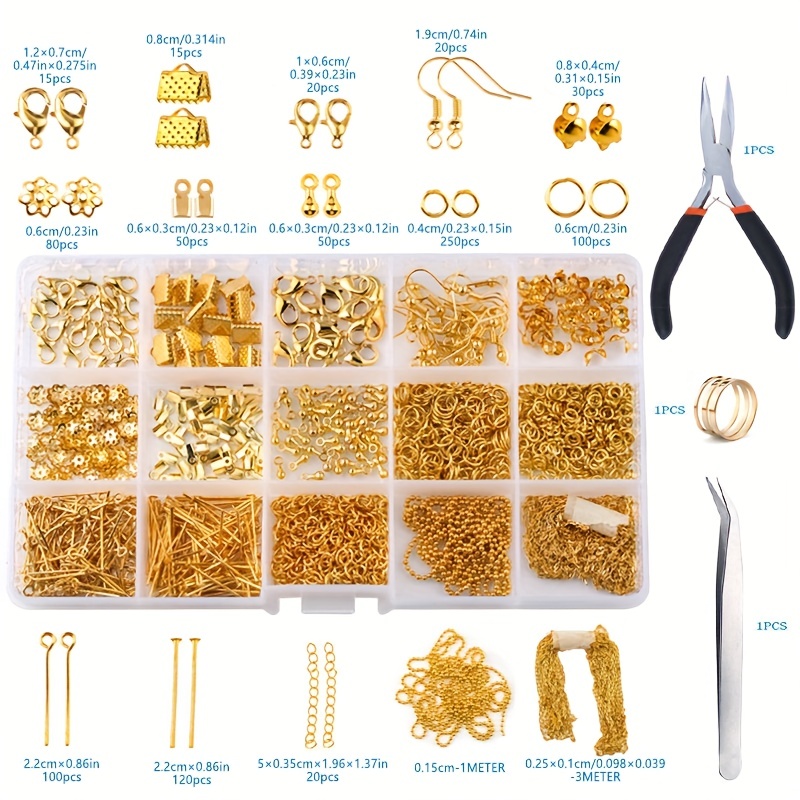 Diy Materials And Tools For Earrings And Bracelets Jewelry - Temu