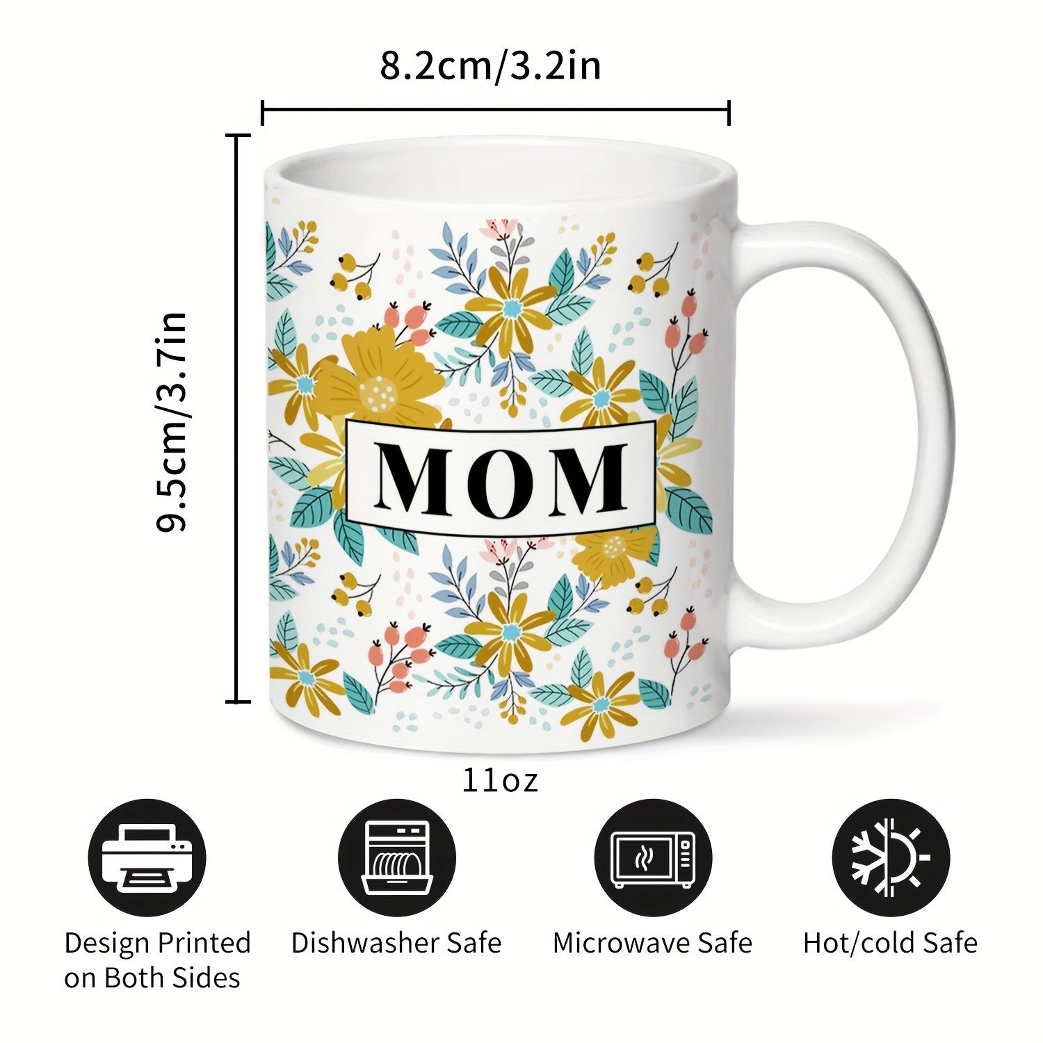 Gift Mug for Mom Coffee Mug Best Mom Ever Birthday Christmas Mothers Day Gifts