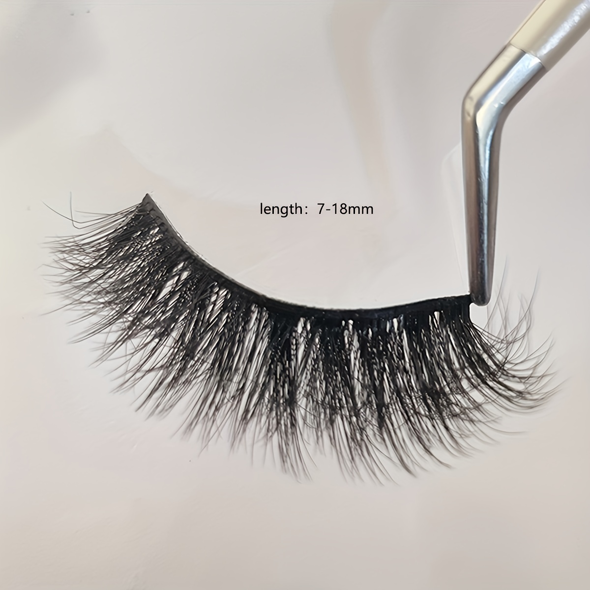 10 Pairs Faux Mink Hair False Eyelashes Natural Curling Thick 3D Realistic