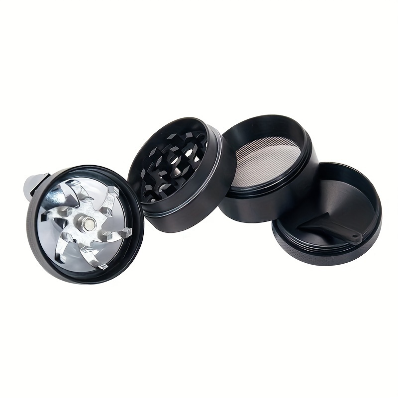 Four-layer Herb Grinder, Spice Grinder, Tobacco Herb Spice Grinder, Herbal  Alloy Smoke Crusher - Temu