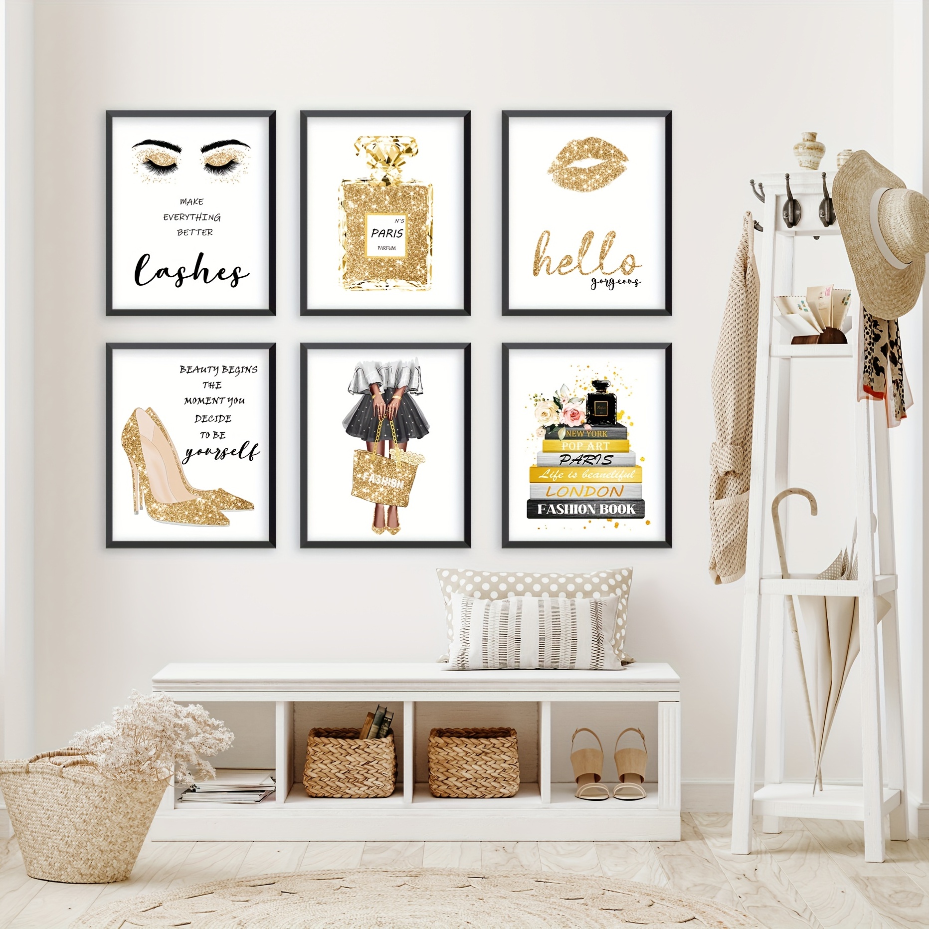  Fashion art print Fashion Wall Art For Woman Bedroom