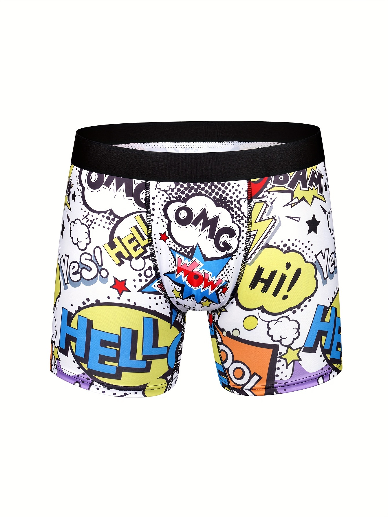 Men's Underwear, New Year Gifts, Cartoon Print Cotton Breathable Soft Comfy  Stretchy Boxer Briefs Shorts, Underpants For Men Teen