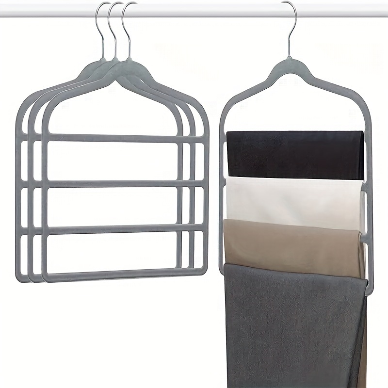 Multi layers Clothes Hanger 1 Detachable Pants Holder - Temu