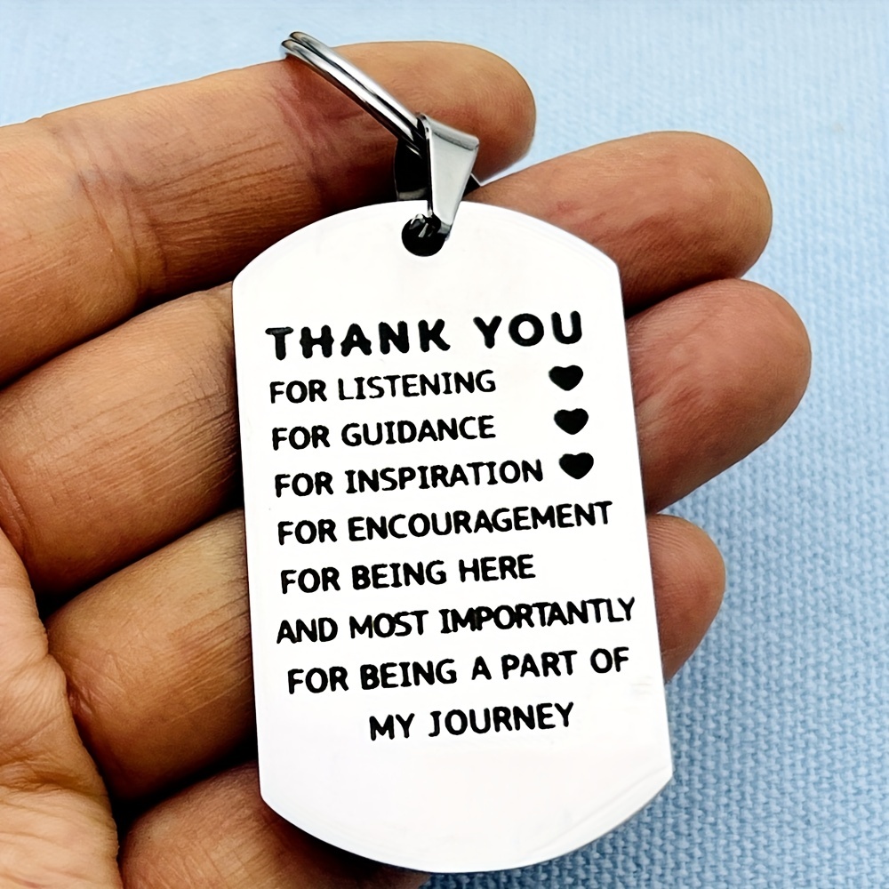 SYGUNAR Funny Inspirational Keychain Gifts Birthday Christmas Gifts for Best Women Men Friend BFF Him Her Thank You Gift for Coworker Boss Graduation