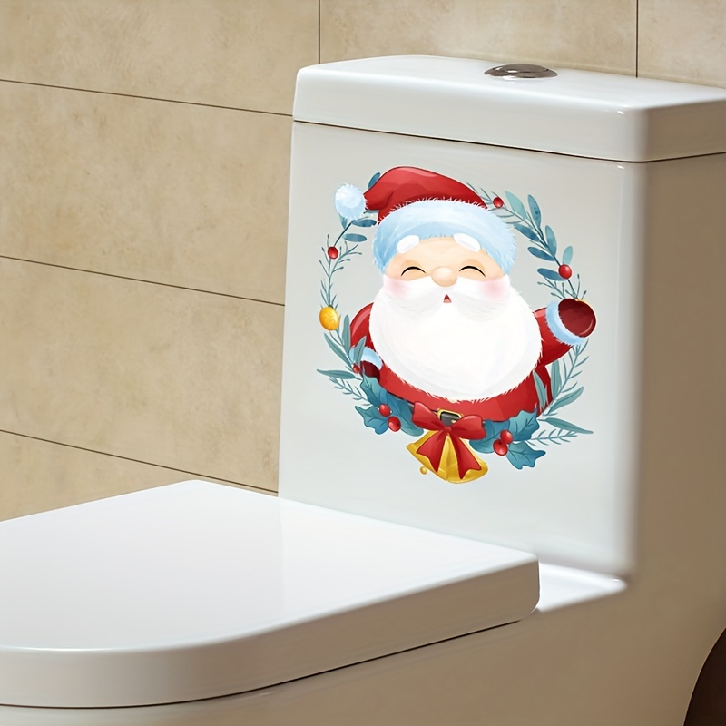 Christmas Toilet Seat Sticker, Merry Christmas Snow Man Xmas Toilet Lid Set  Cover, Removable Decal Paper Decor Sticker, Bathroom Accesssories,  Christmas Decoration, Cute Aesthetic Stuff, Cool Gadgets, Unusual Items -  Temu
