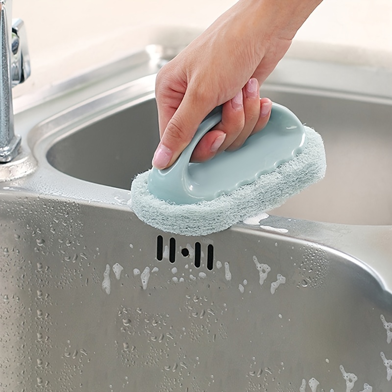 Long Handle Sponge Cleaning Brush For Tile Bathtub And Pool - Temu