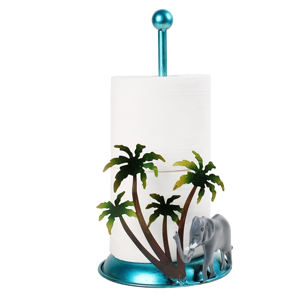 Hawaiian Style Wrought Iron Kitchen Tissue Towel Rack