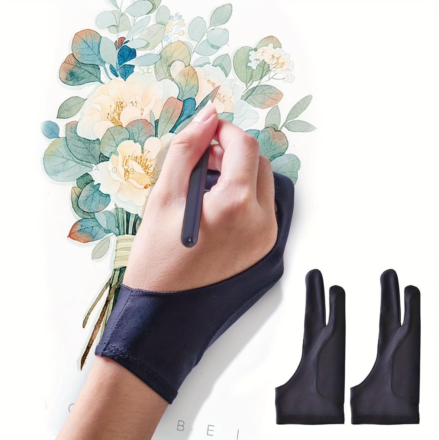 Drawing Gloves [ ] Palm Rejection Art Graphic Tablet Ipad - Temu