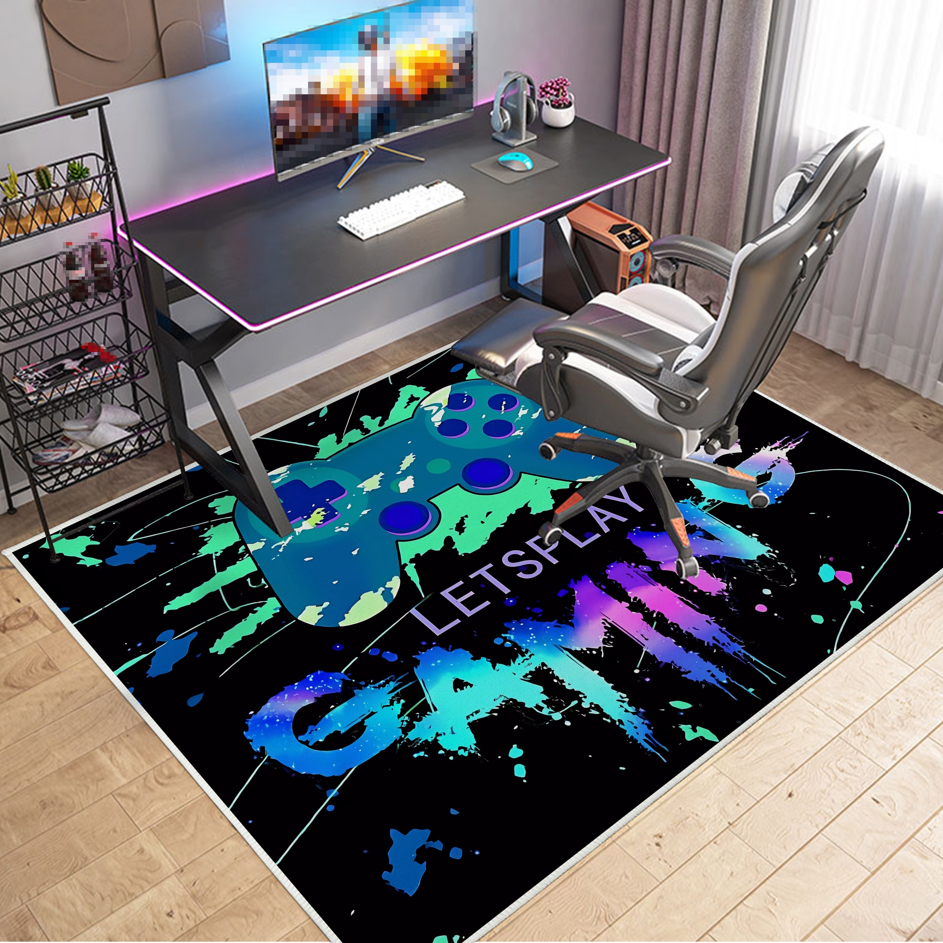 Office Chair Mat Carpet Floor Mat Office Rug Gaming Desk Mat - Temu United  Arab Emirates