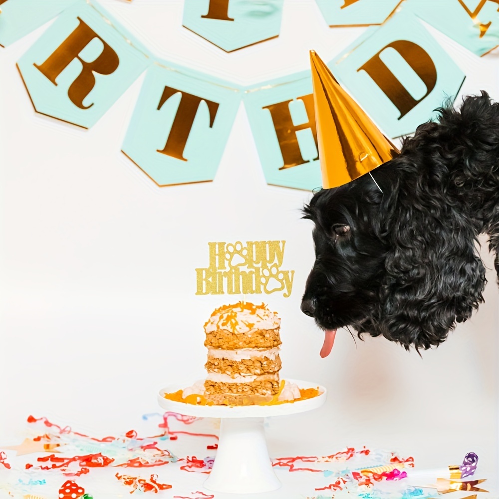 Pet Party Dog Paw Birthday Party Decoration Accessories - Temu