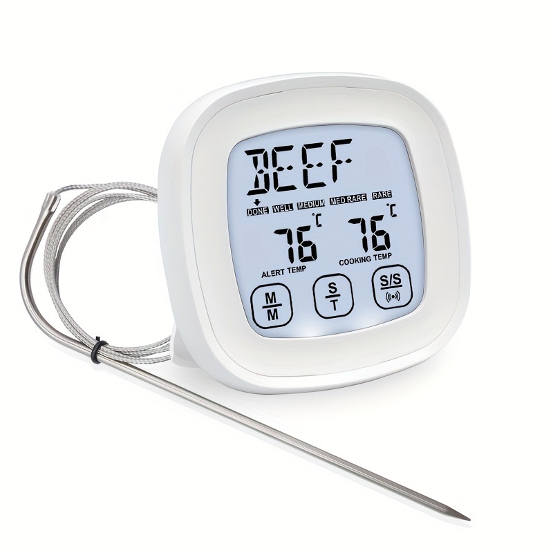 Digital Oven Safe Touchscreen BBQ Thermometers Dual Probe Wireless Smart  Instant Read Meat Thermometer - China Meat Thermometer and Thermometer  price