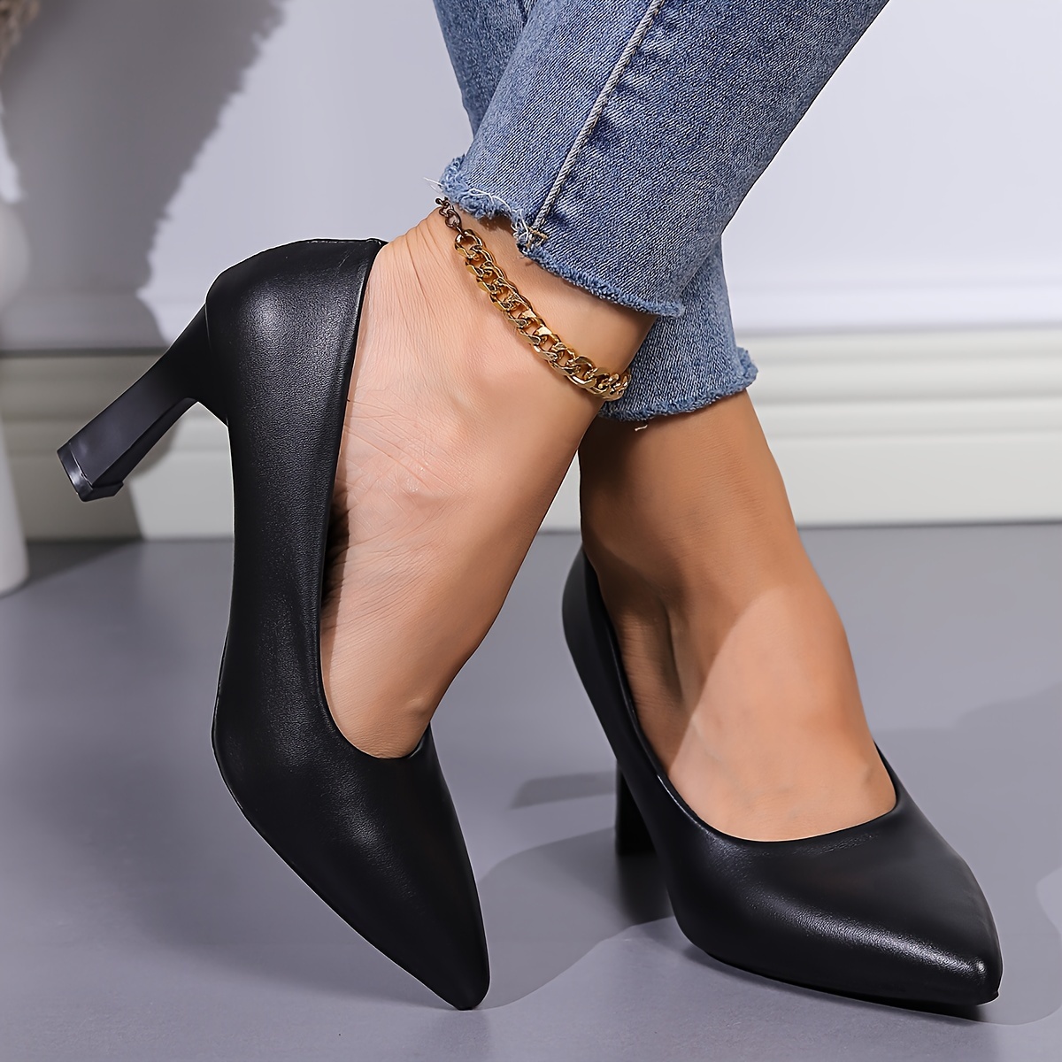 Office 2024 black stilettos