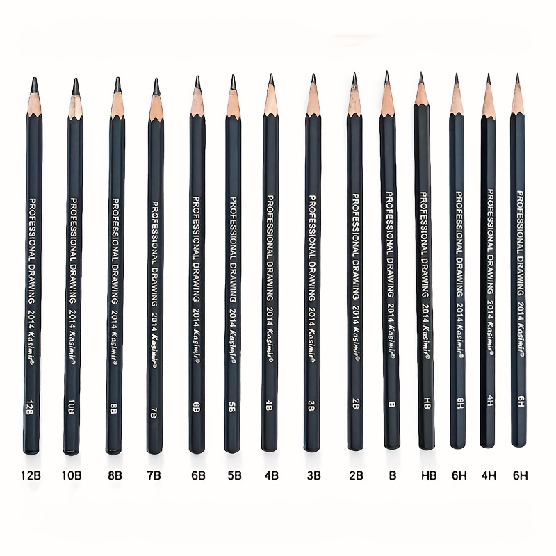 High-Quality 12/20Pack Graphite Sketching Pencils Complete 9B-9H Soft  Pencil Graphite Drawing Shading Matte Drawing Art Supplies