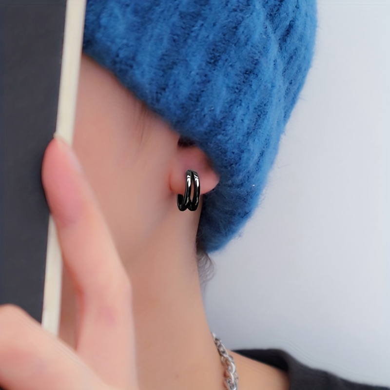 Punk Style Hoop Earrings for Men