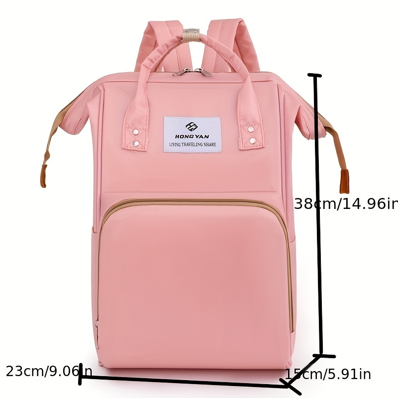 2-in-1 Travel Baby Bag - Pink