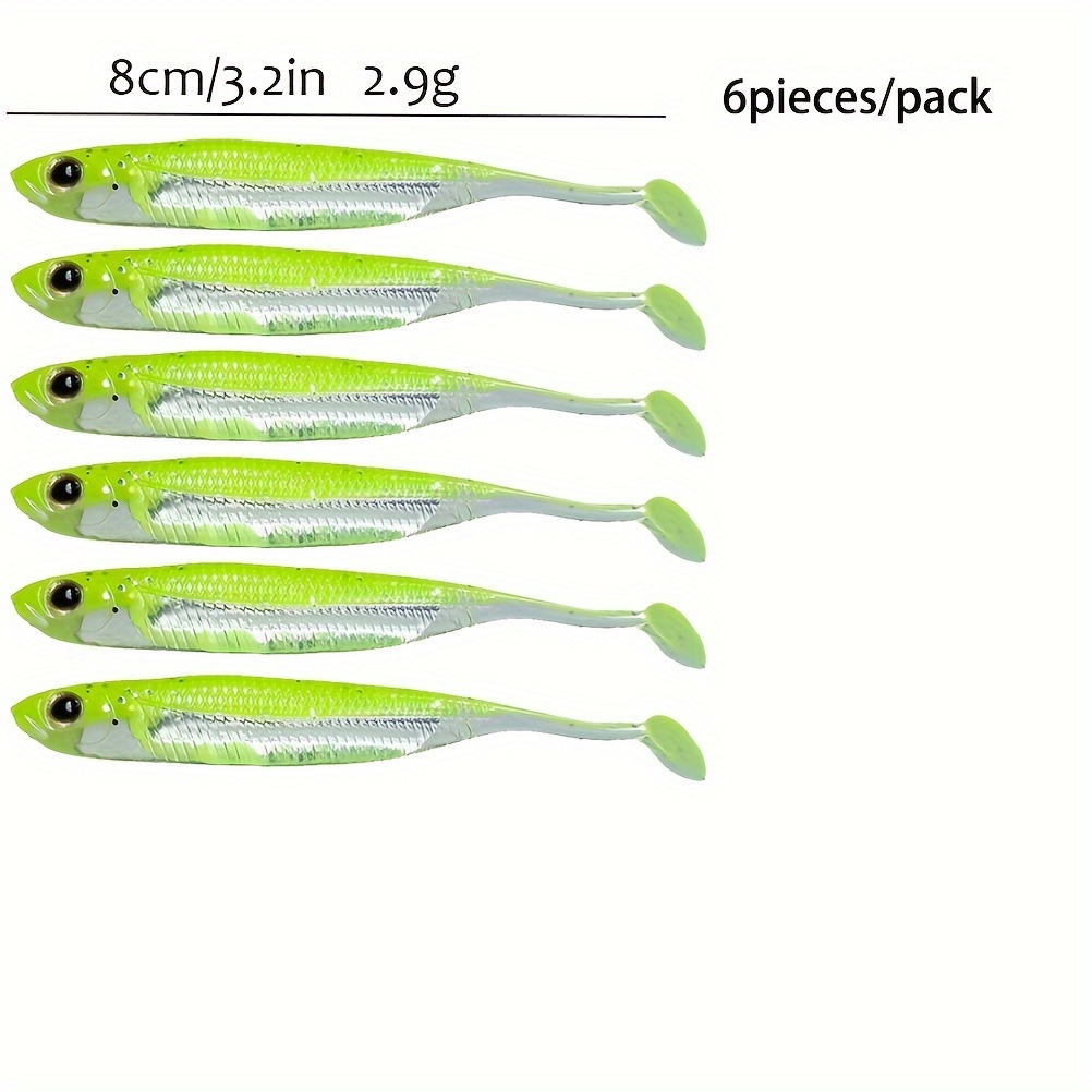 4 Sizes Bionic Soft Lure T tail Soft Bait Fishing Tackle - Temu United  Kingdom