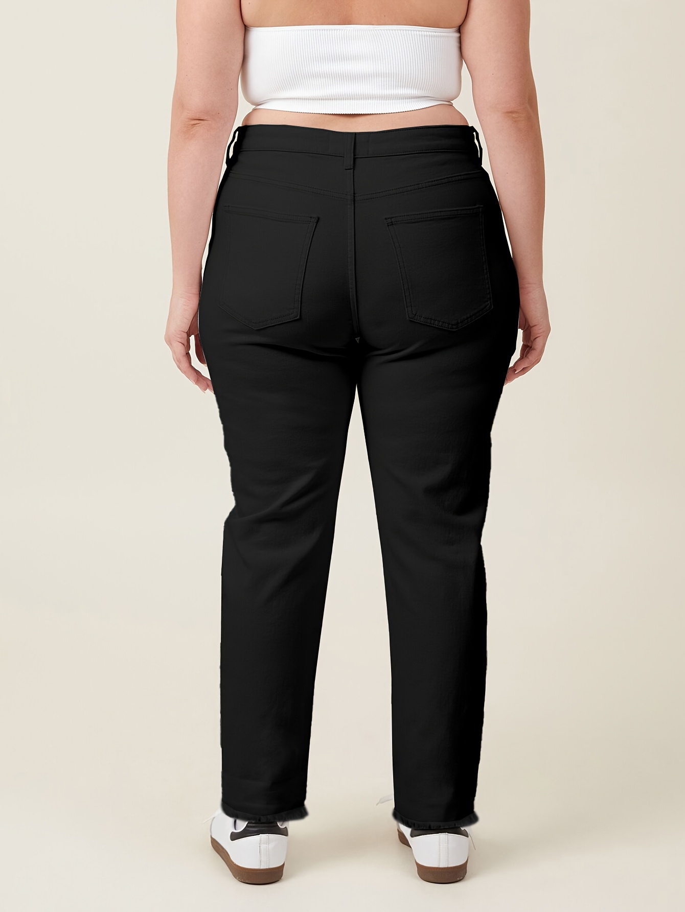 HSMQHJWE Plus Size Business Casual Plus Size Slim Dress Pants