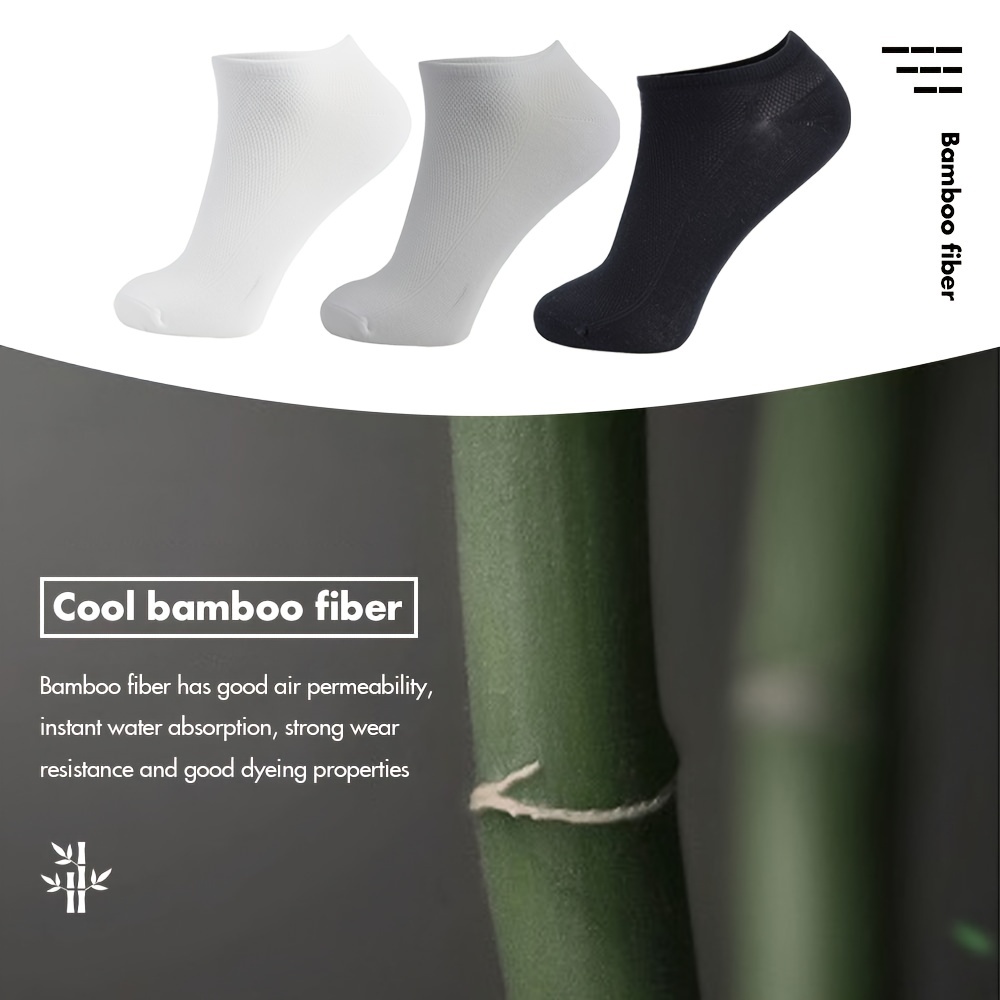 Pack de 2 pares de calcetines negros de bambú Hombre