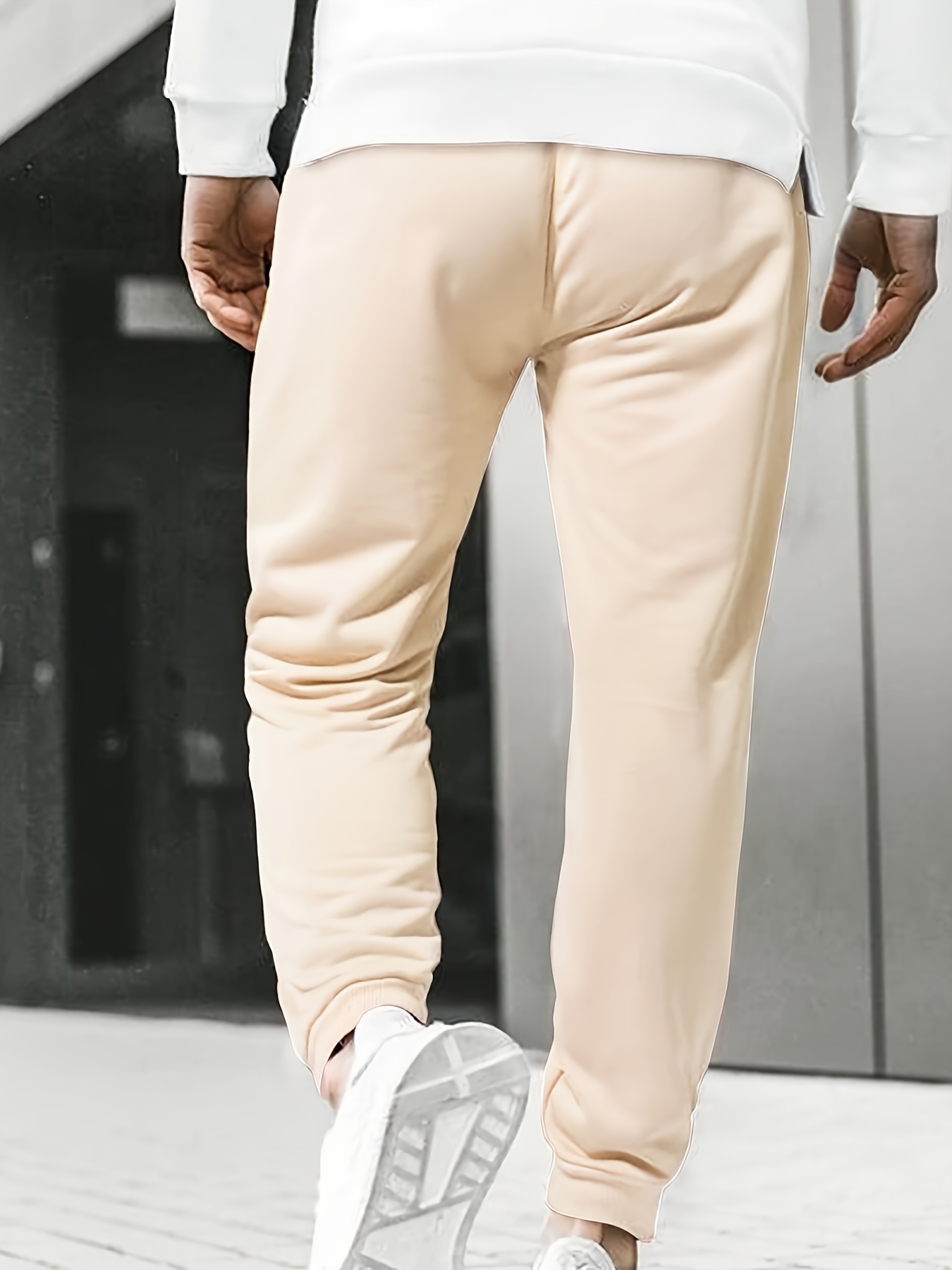 Rose Flower Print Men s Drawstring Sweatpants