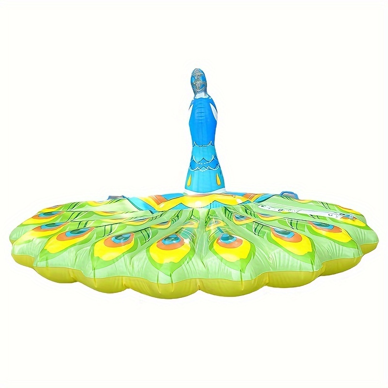 new essential inflatable large peacock seat raft water Temu New