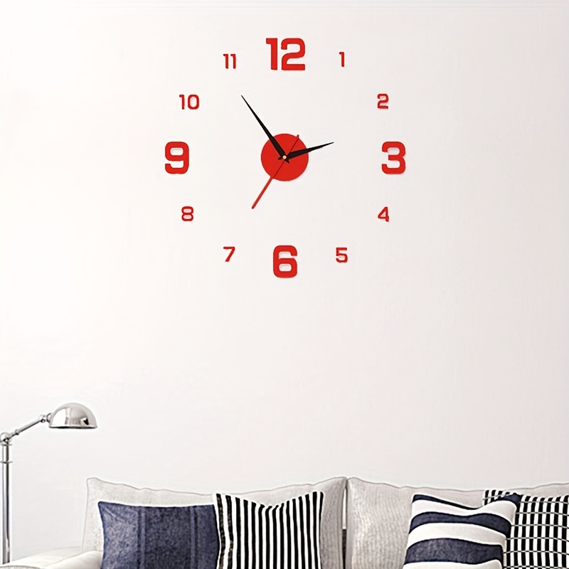 Reloj de Pared 3D Adhesivo - ¡Dale un toque moderno a tu hogar!