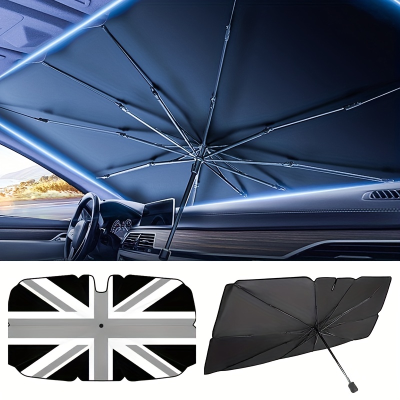 Car Sun Shade Umbrella Foldable Windshield Sunshade Umbrella - Temu