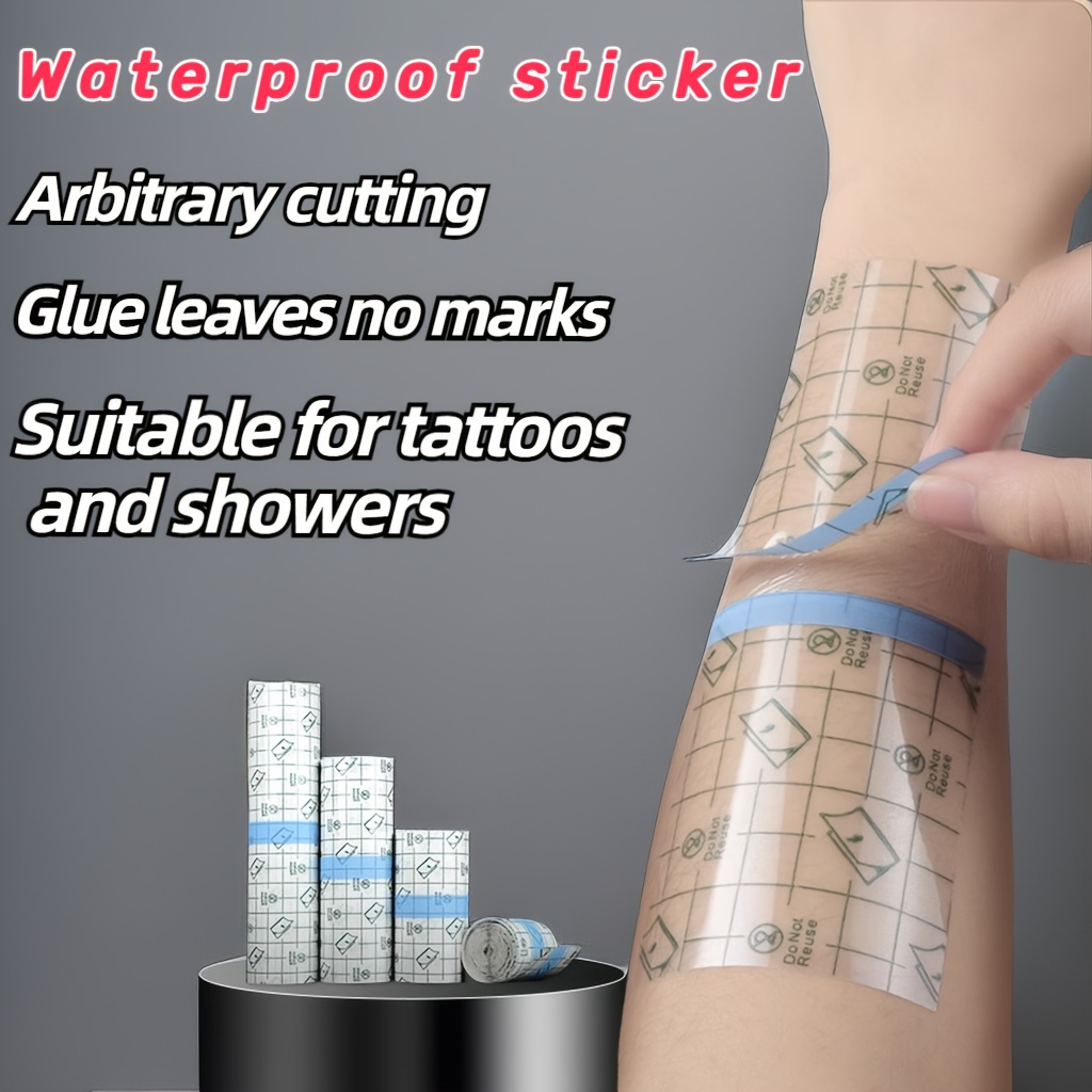 Pellicola per tatuaggi impermeabile Aftercare nastro protettivo per la  guarigione della pelle pellicola trasparente PU bende adesive riparazione