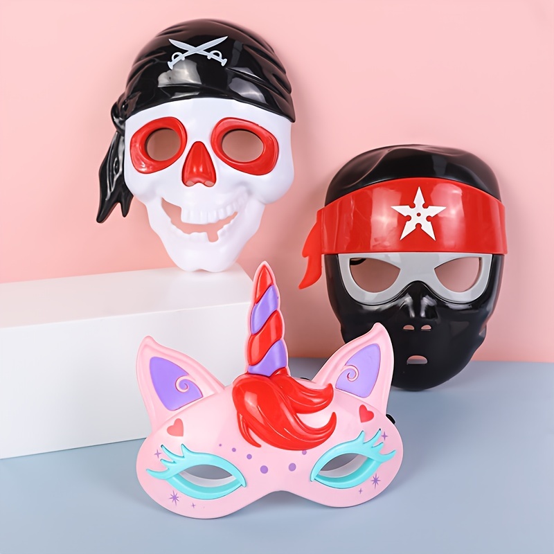 Punk Luminous Masks Halloween Party Decorative Masks - Temu Canada