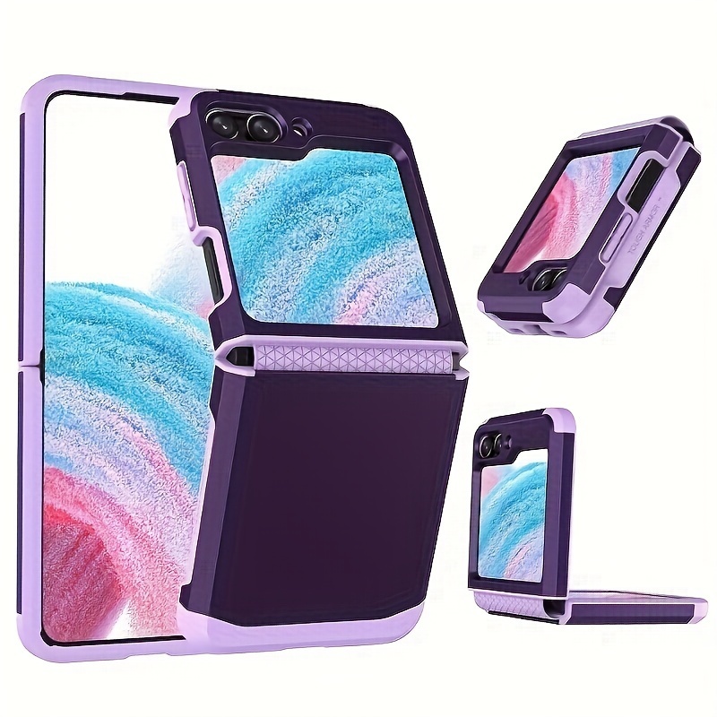 Designed for Galaxy Z Flip 5 Case with Hinge Protection,Samsung