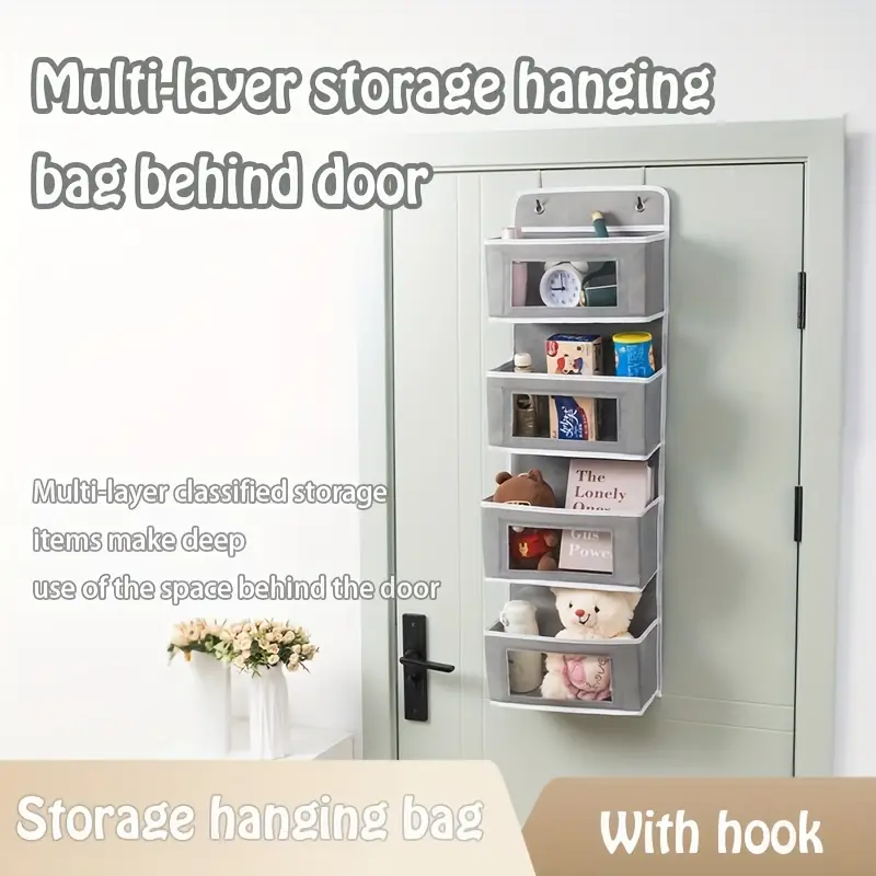 Convenient Over Door Hanging Storage Box - Keep Your Home