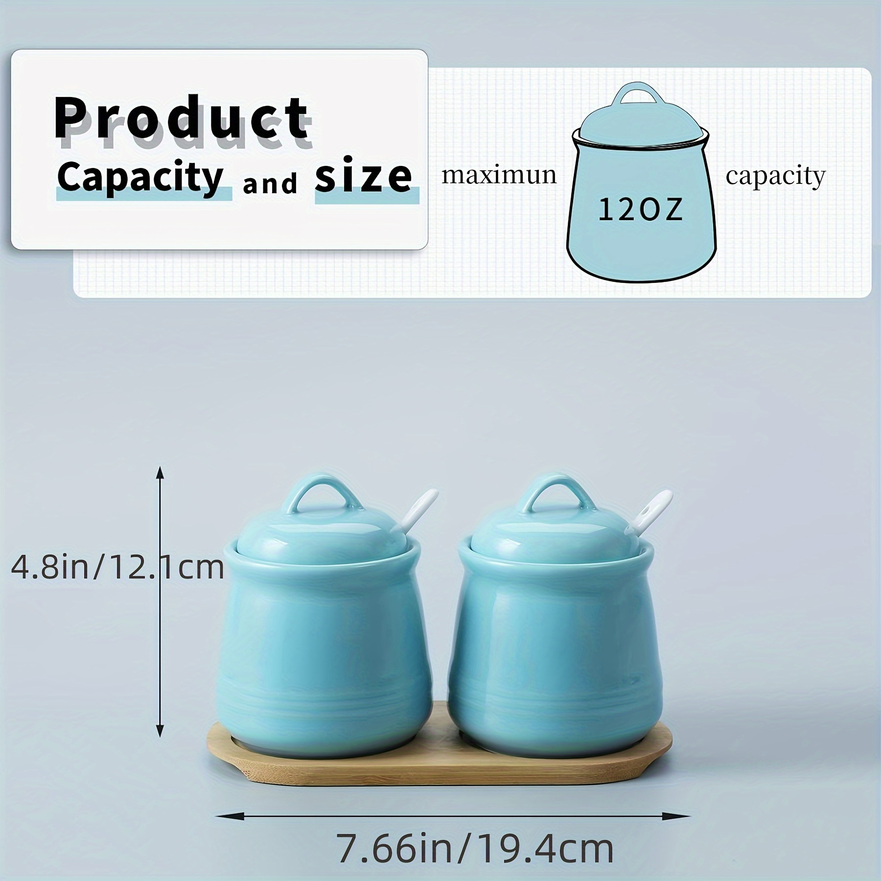 1pc/2/3pcs Pot À Épices Avec Cuillère Et Couvercle Pour Le - Temu France