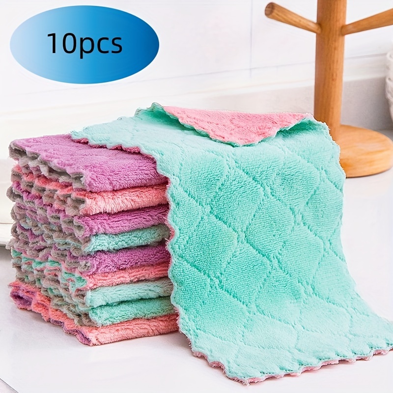 Kitchen Towels And Dishcloths Rag Set Small Dish Towels For - Temu