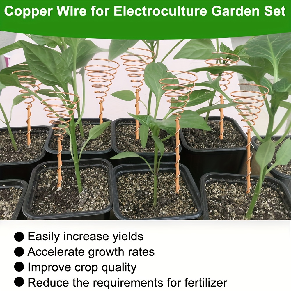 Electroculture Magnetoculture - Clover 7 feet high, strawberries twice as  big as usual, transform old fruit trees to become full of fruits, this with  antennas of atmospheric electricity and earth magnetism distributed