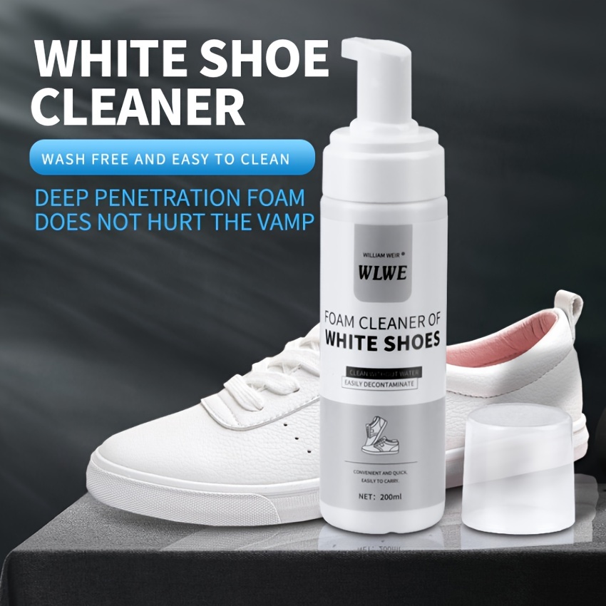 White Shoe Cleaner Shoe Cleaner Foam Spray Shoe Polish Foam Type Dry Cleaning  Foam Agent For Canvas White Sneakers Tennis Shoes - AliExpress