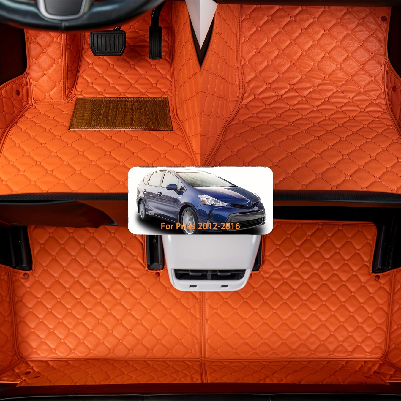 

[lhd]fits For Toyota 2012-2016 For Prius 3 Layer Pvc Stereo Full Cover Anti-slip Car Mat