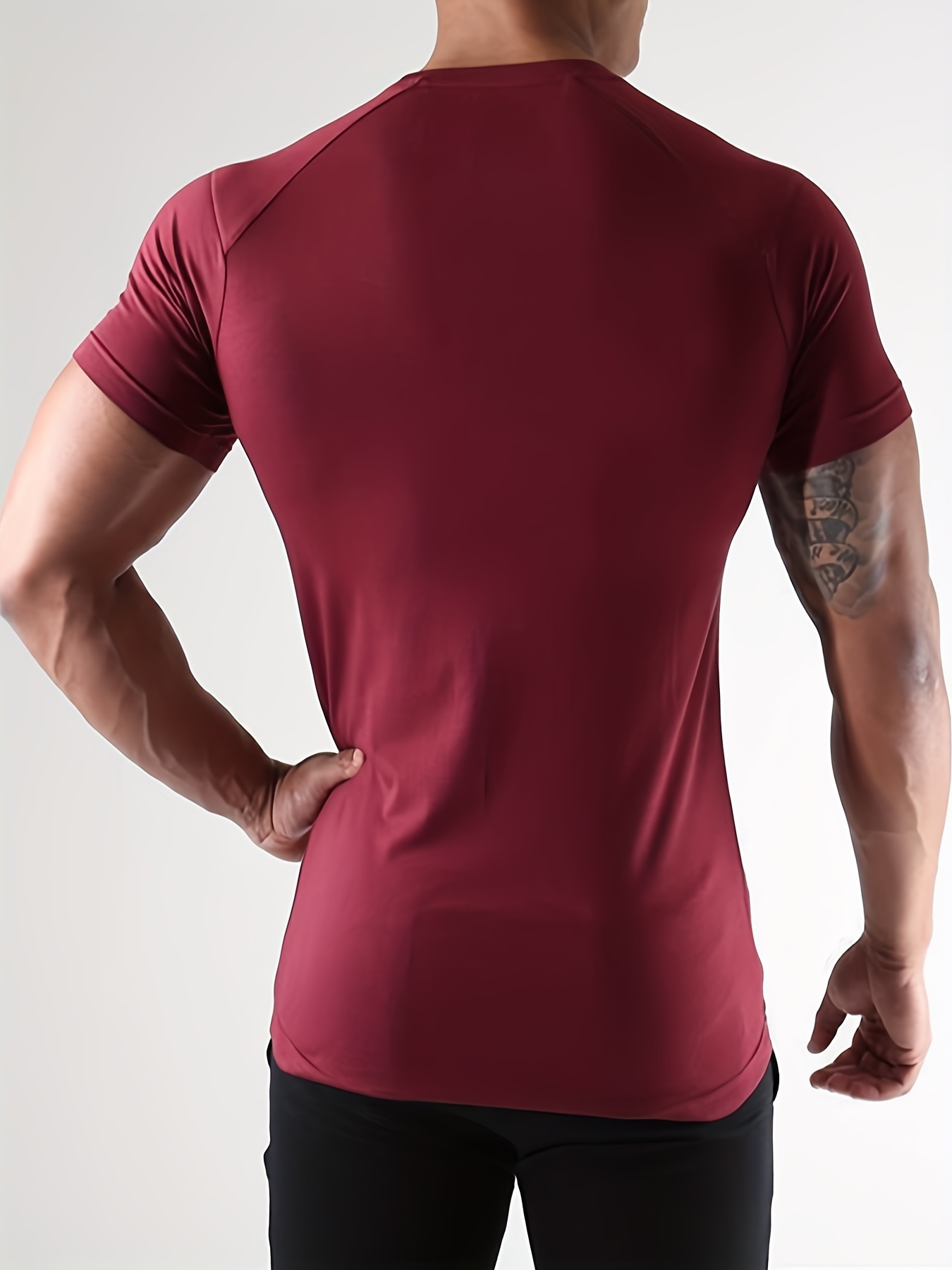 Camisetas De Color Solido Para Hombre - Temu Chile