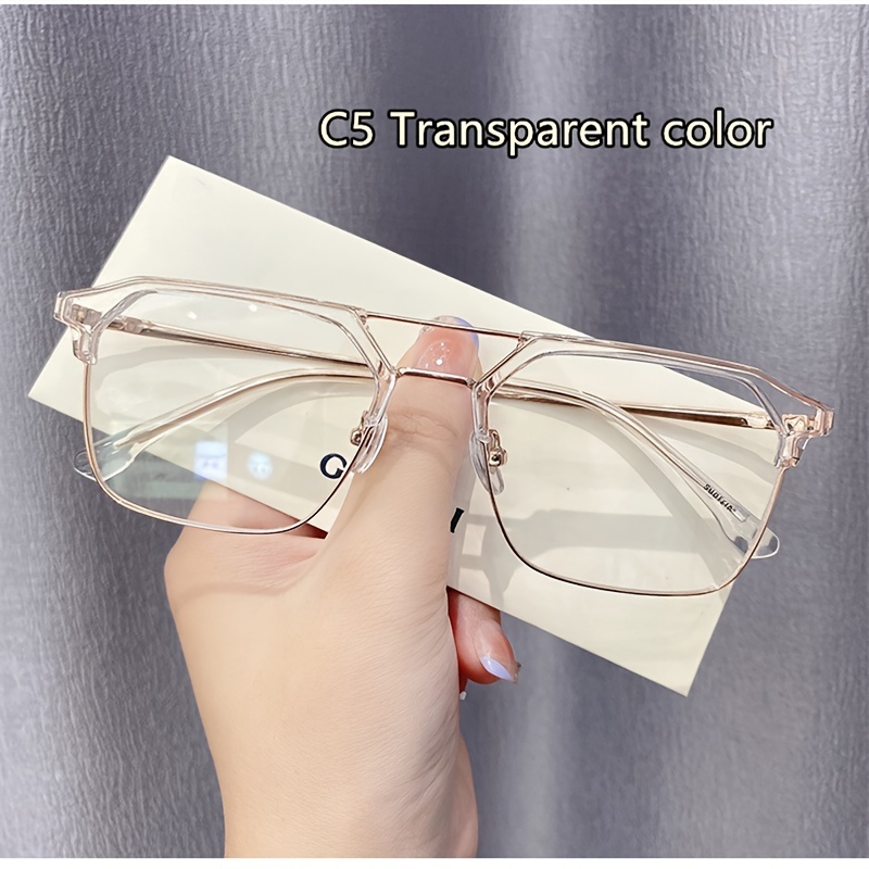 Vintage Twin Beam Aviator Glasses Anti Light Glasses