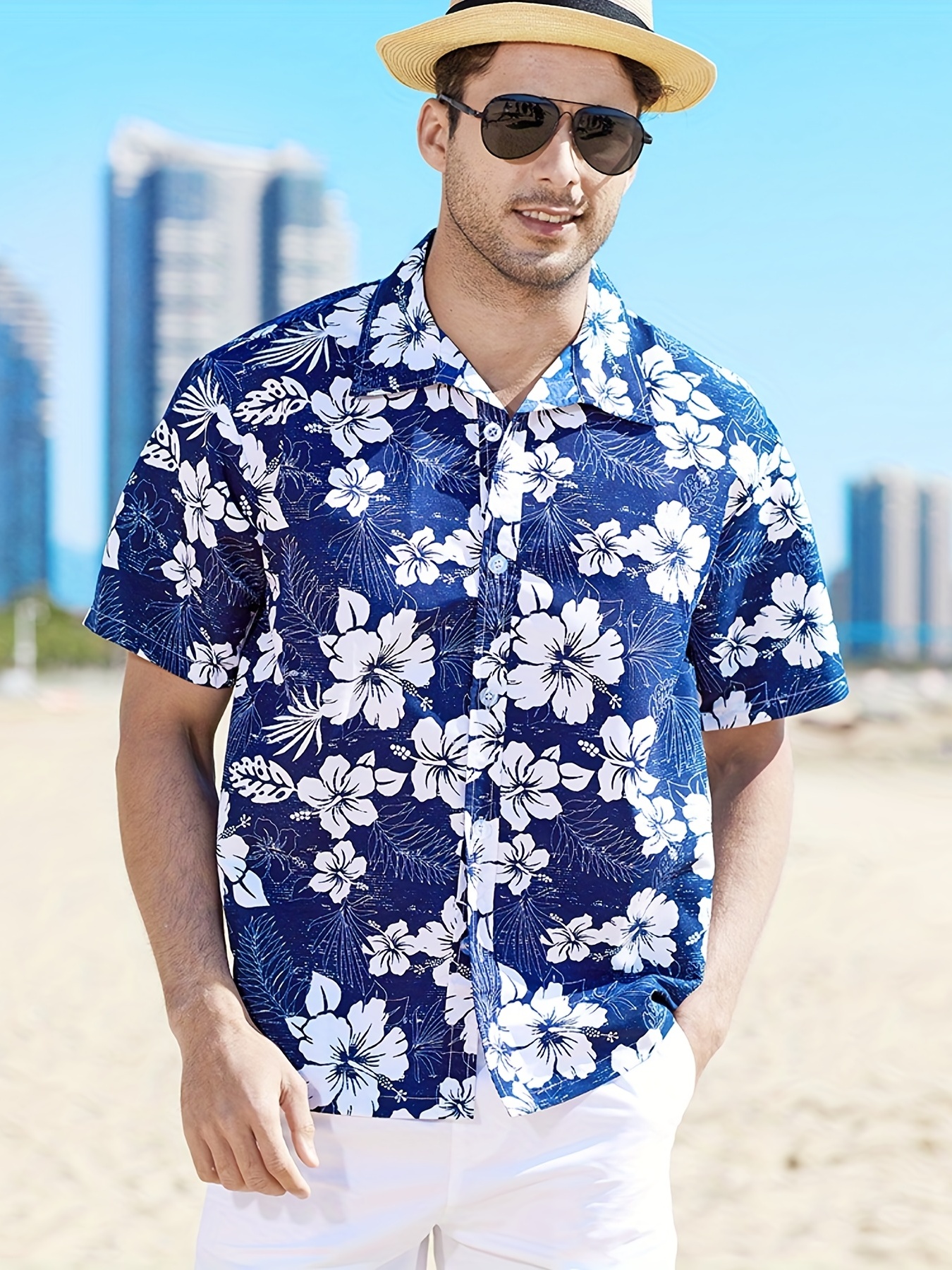 Selected Homme - Dexter - Chemise manches courtes à fleurs