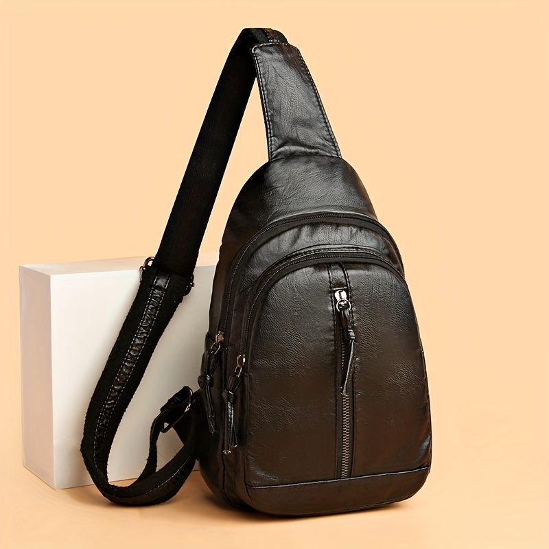 Pu leather sling outlet bag