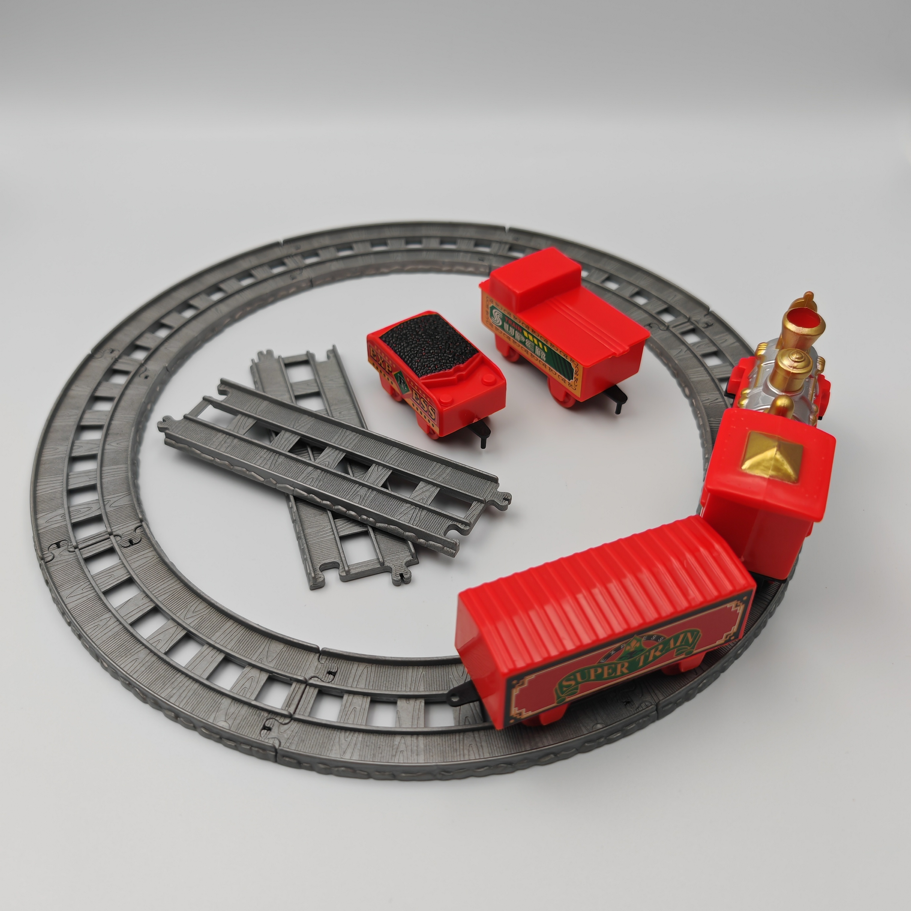 Train Électrique Sur Rail DIY Combinaison De Noël Cadeau - Temu