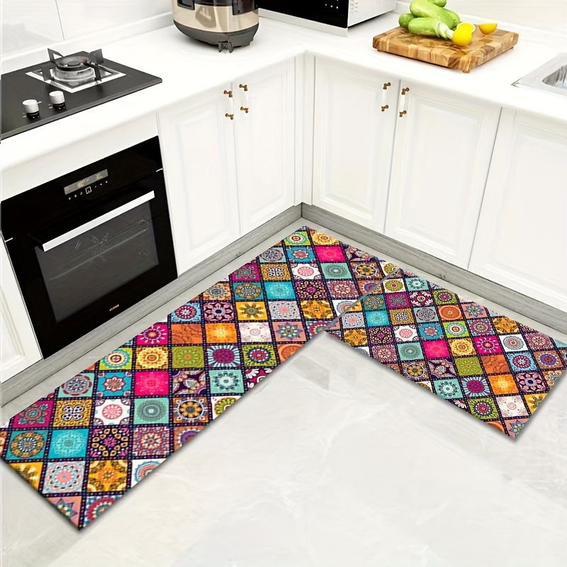 Anti Fatigue Kitchen Mat Non Slip Thickened Cushioned - Temu