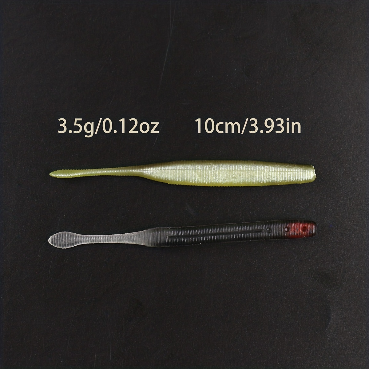 MUKUN 10PCS TPE AJING Soft Lure Rockfish Fishing Lures 0.28g/35mm