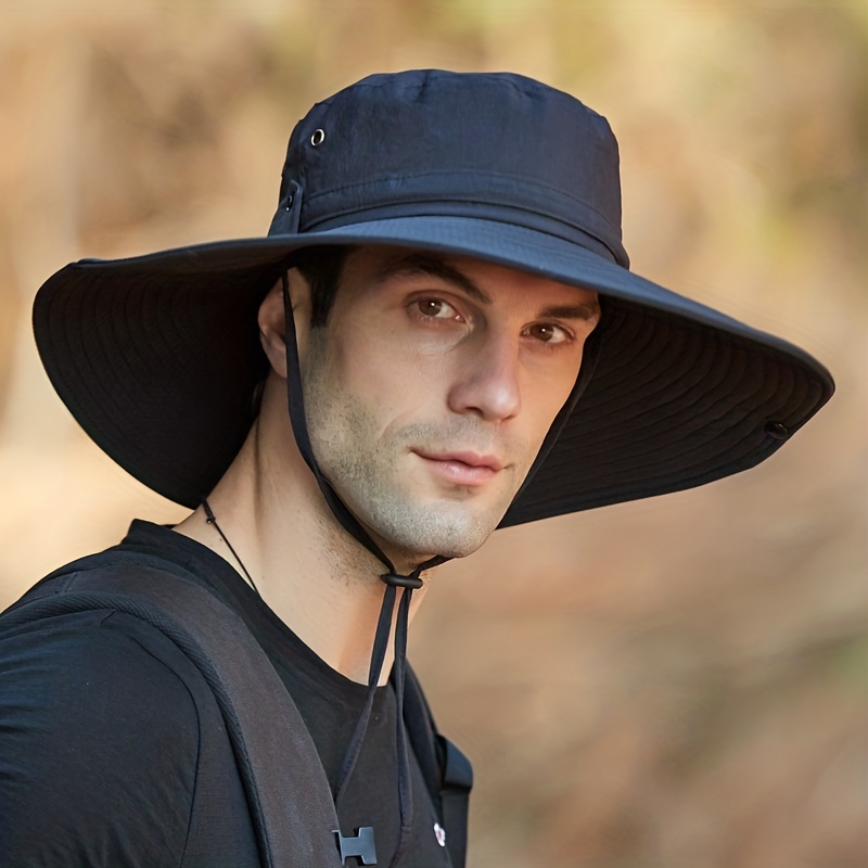 Sombrero de sol multifunción de secado rápido para hombre