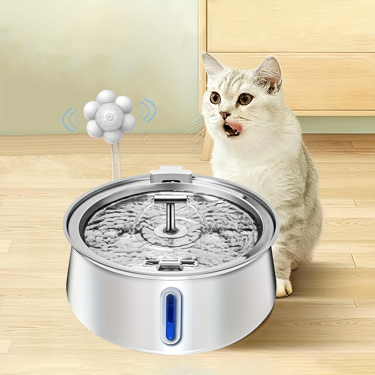 Sensor De Para Fuente De Agua Automática Para Gatos