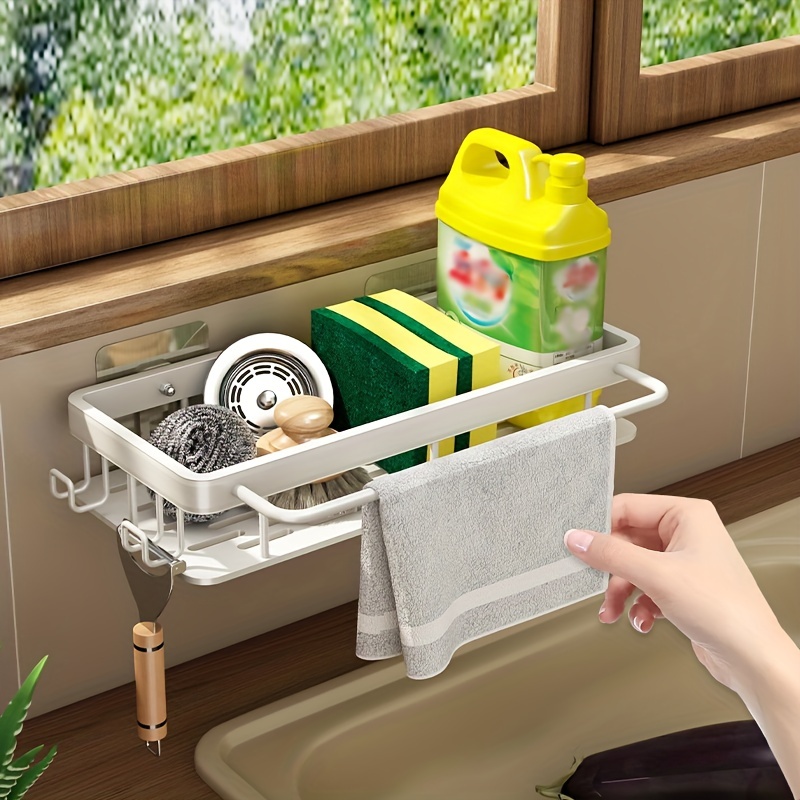 Sponge Holder For Kitchen Sink, Sink Suction Holder For Sponges Scrubbers,  Kitchen Sink Sponge Holder - Temu